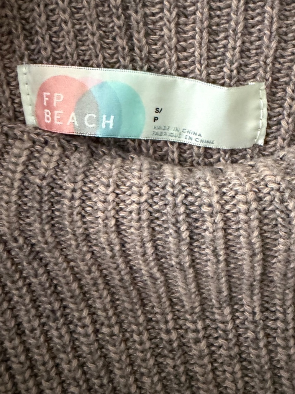 Free People Freya Sweater Set - Taupe- Size Small - Picture 5 of 10